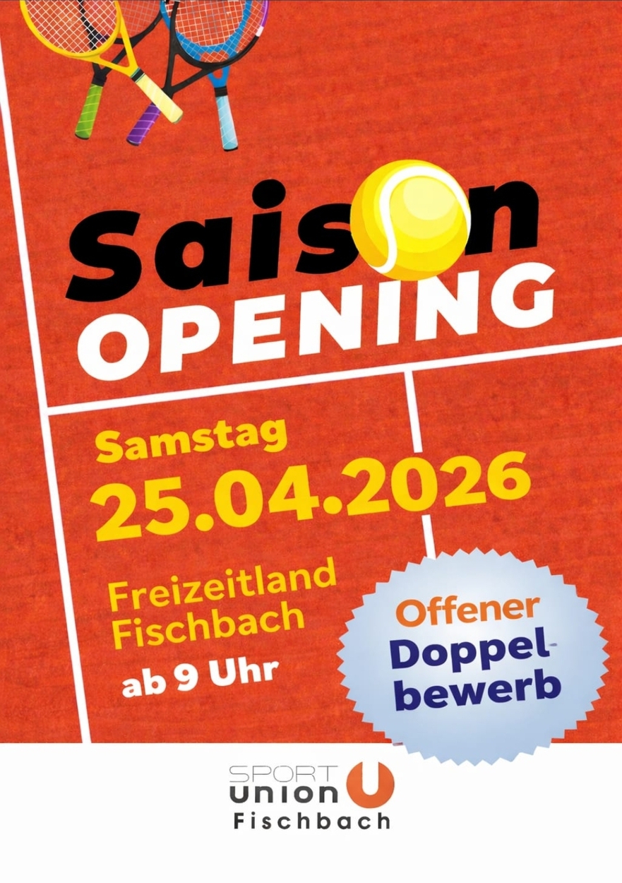 Saison Opening, Samstag 25.4. ab 14 Uhr
